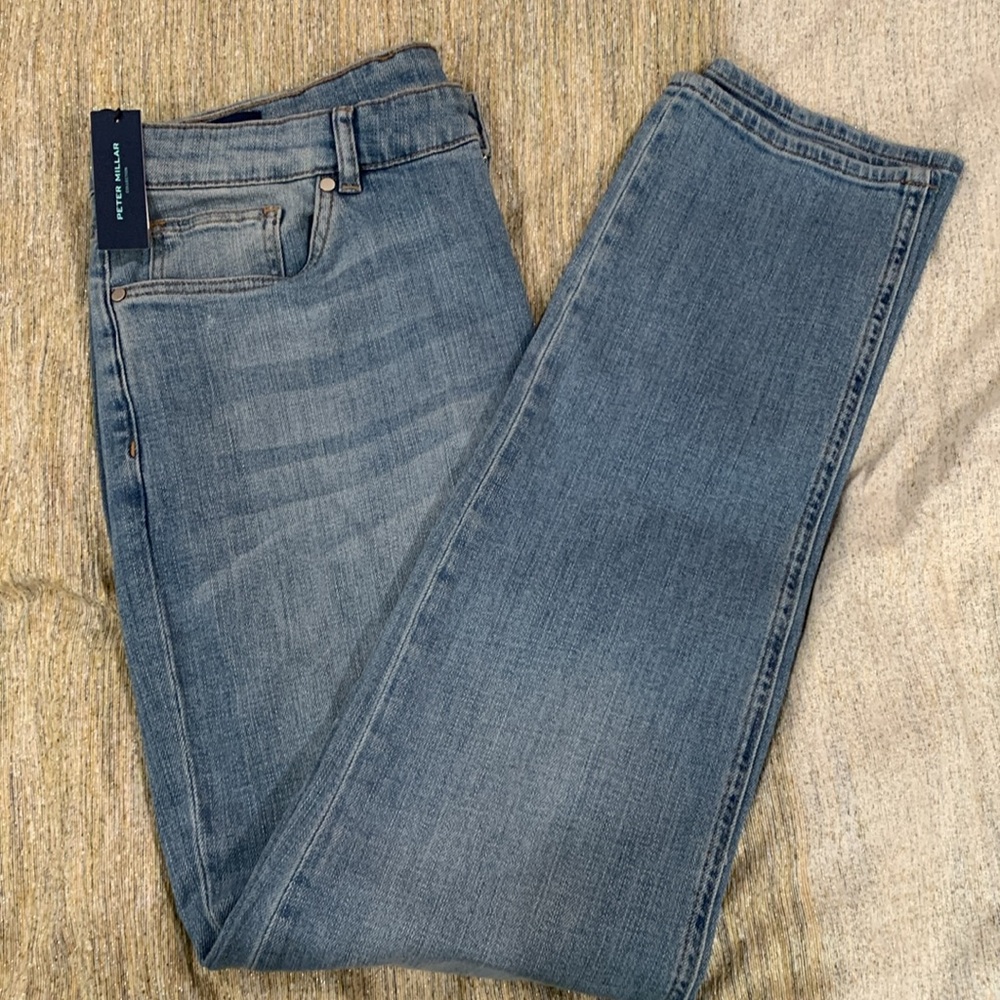 Peter millar NWTfaded blue jeans 38 waist